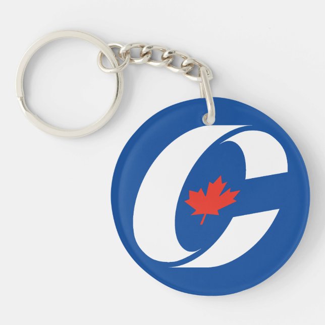 Llavero Canadiense del fiesta conservador (Frente)