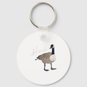 Llavero Canadiense Shirt Honk Graciosa Cazadora de Aves G