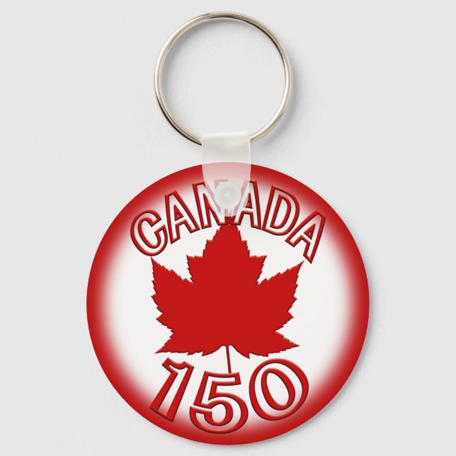 Llavero Canal 150 Souvenir Key Chain & Canada Maple Leaf (Anverso)