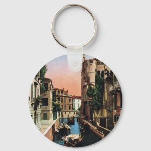Llavero Canales de Venecia, imagen del vintage