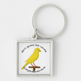 Llavero Canario de sensibilización individual dirigida