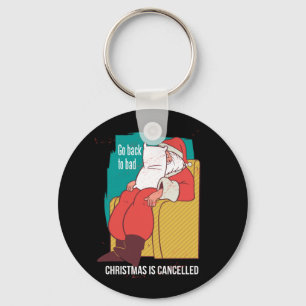 Llavero Cancelan navidades Santa Claus Regalo humorístico