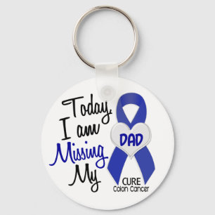 Llavero Cáncer de colon QUE FALTA a MI PAPÁ
