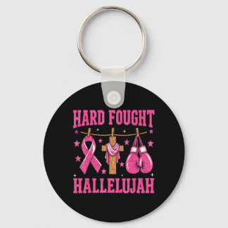 Llavero Cáncer de Mama Cristiano Hallelujah Luchado