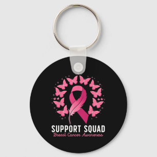 Llavero Cáncer de Mama Guerrero Apoyo Escuadrón Cáncer de 