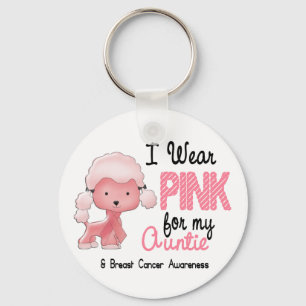 Llavero Cáncer de pecho llevo el rosa para mi tía 47