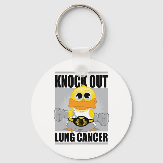 Llavero Cáncer de pulmón (Anverso)