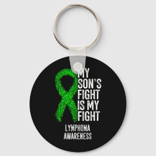 Llavero Cáncer de sangre La lucha de mi hijo es mi linfoma
