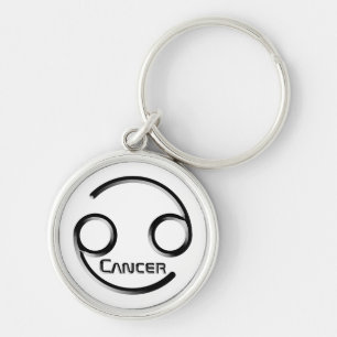 Llavero CÁNCER, diseño abstracto del Rótulo Zodiaco,