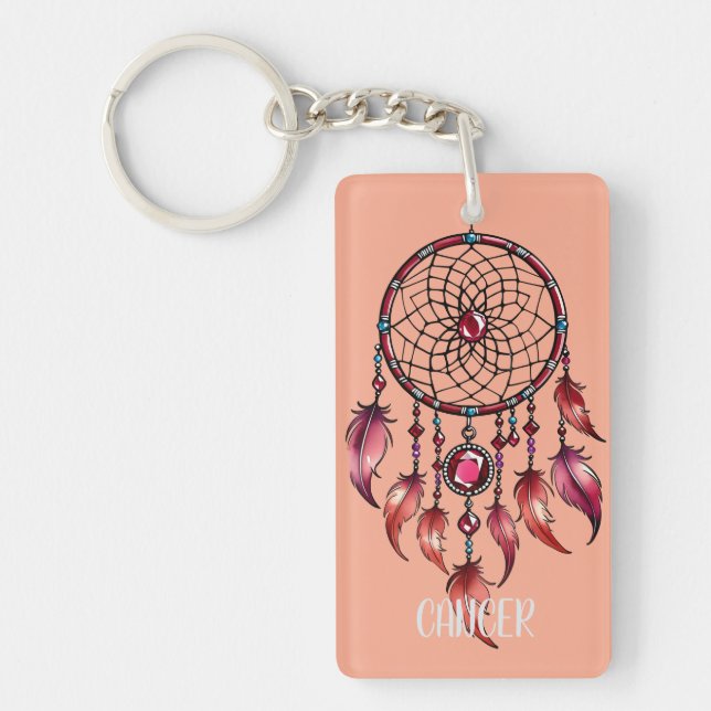 Llavero Cancer Dreamcatcher (Frente)