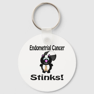 Llavero Cáncer endometrial Apesta Diseño de Conciencia del