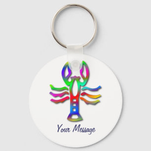 Llavero Cáncer Estrella Zodiaca Signo Color Arcoiris