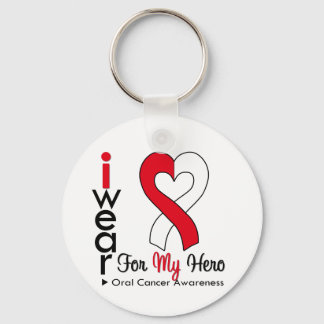 Llavero Cáncer Oral Que Llevo Cinta Para Mi Héroe
