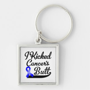 Llavero Cáncer rectal golpeé extremo con el pie