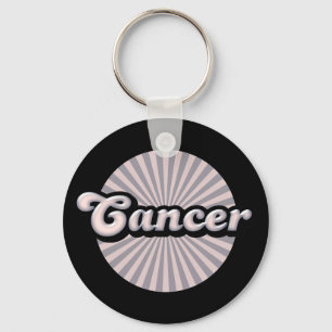 Llavero Cáncer retro zodiaco
