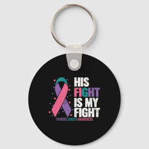 Llavero Cáncer Su Lucha Contra El Cáncer De Tiroides