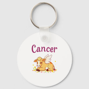 Llavero Cáncer Zodiac Cow Png, Cáncer curado