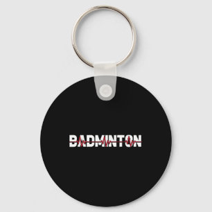 Llavero Cancha de bádminton raqueta - Raqueta Volante Ekg