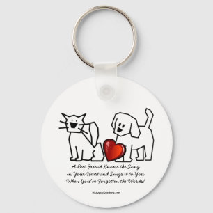 Llavero Canción de la colección de los mejores amigos