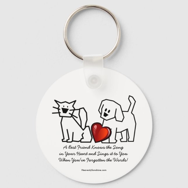 Llavero Canción de la colección de los mejores amigos