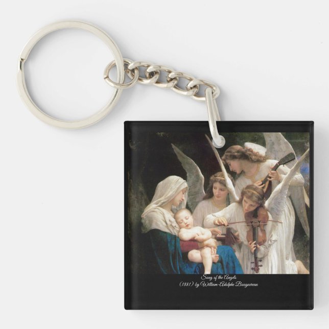 Llavero Canción de los Ángeles Bouguereau (Frente)