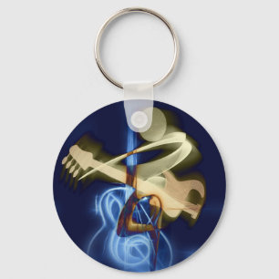 Llavero Canción musical de guitarra Destino canción y danz