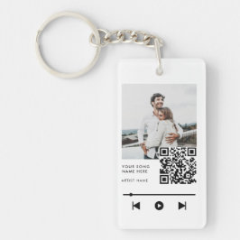 Llavero Canción personalizada de amor de pareja de fotos