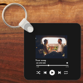 Llavero Canción personalizado Código QR con clave personal