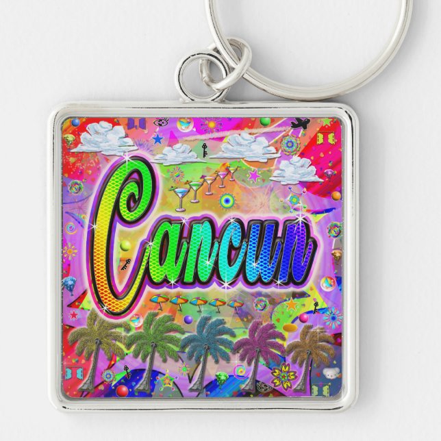 Llavero Cancun Vista Express Keychain (Frente)