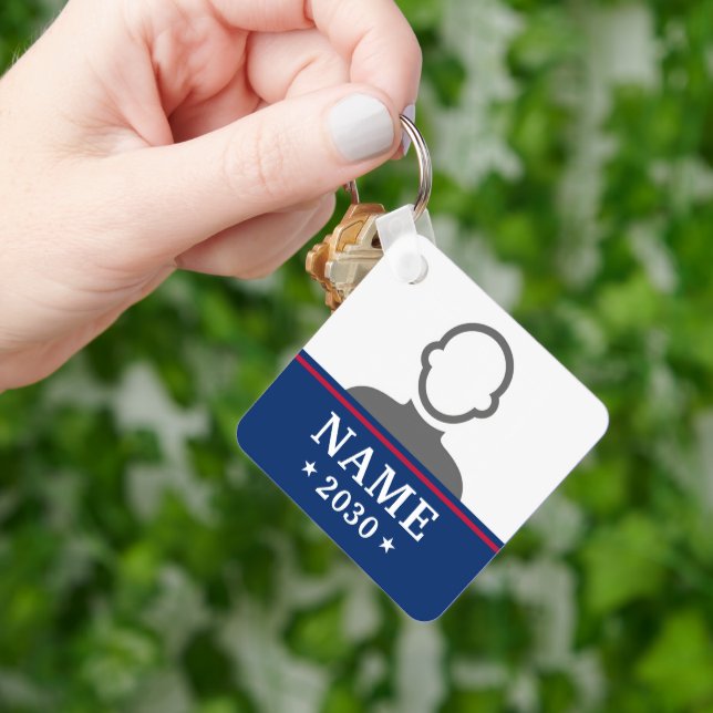 Llavero Candidate name political election campaign photo (Mano)