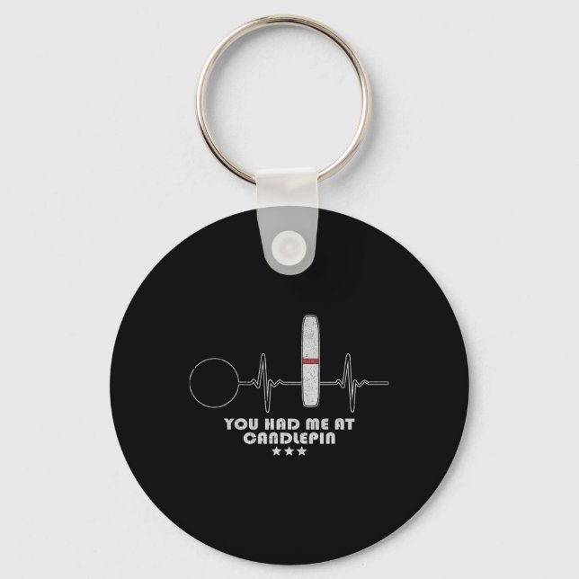 Llavero Candlepin Bowling Heartbeat Bowler (Anverso)