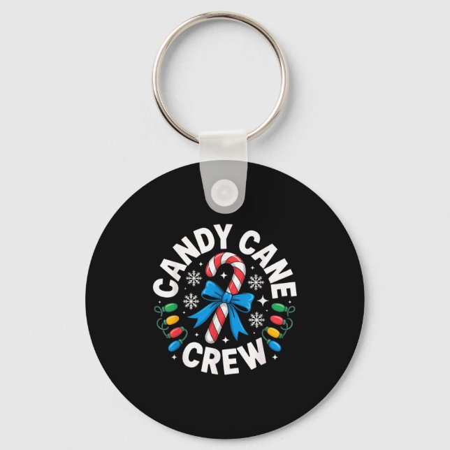 Llavero Candy Cane Crew Funny Christmas Candy Lover X-mas  (Anverso)