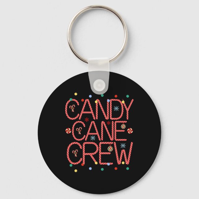 Llavero Candy Cane Crew Funny Navidades Candy Cane Lover X (Anverso)