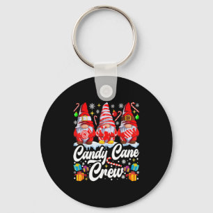 Llavero Candy Cane Crew Navidades Candy Lover Gnome