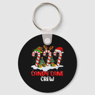 Llavero Candy Cane Crew Navidades Divertidos Familias Coin