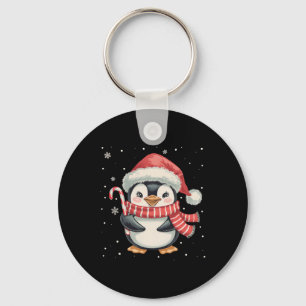 Llavero Candy Cane Santa Hat Navidades pingüinos navidad g
