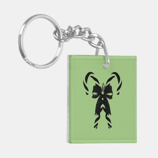 Llavero Candy Canes with Pine Needles & Bow (Frente Izquierda)