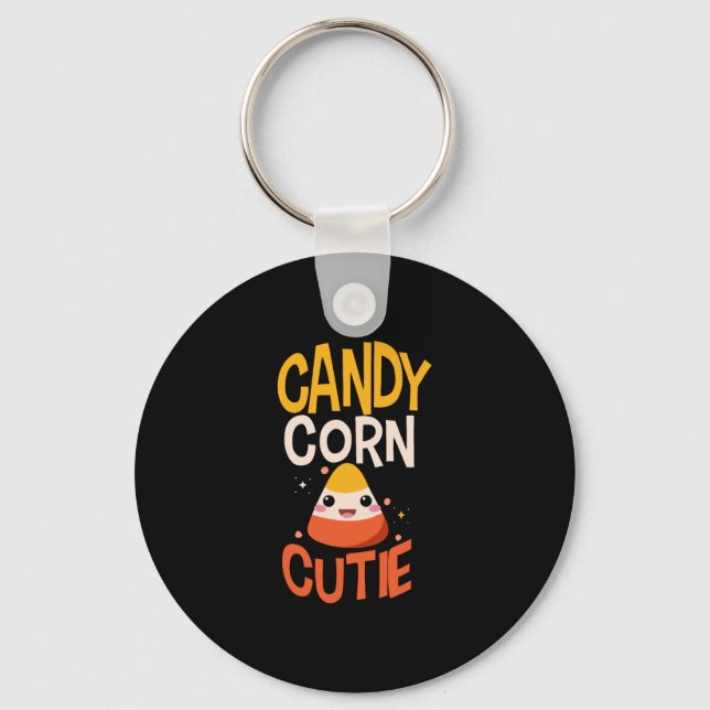 Llavero Candy Corn Cutie Niños Niños Halloween (Anverso)