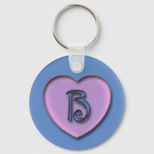 Llavero Candy Heart Monogram Keychain