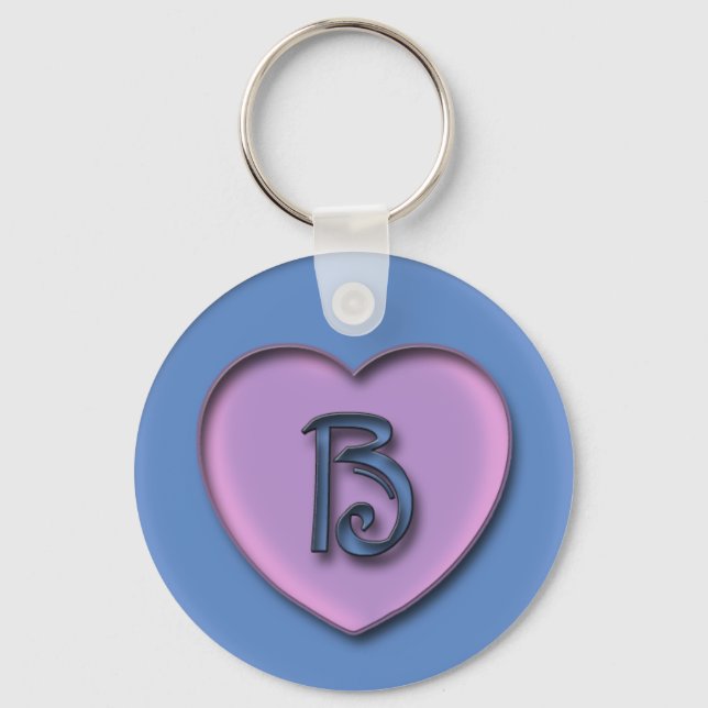 Llavero Candy Heart Monogram Keychain (Anverso)
