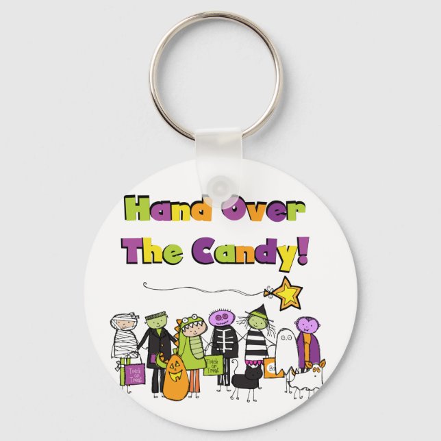 Llavero Candy Over the Candy Halloween camisetas y regalos (Anverso)