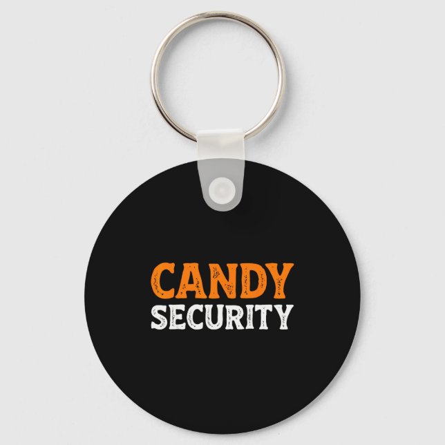 Llavero Candy Security Funny Easy Lazy Halloween Dad Mom P (Anverso)