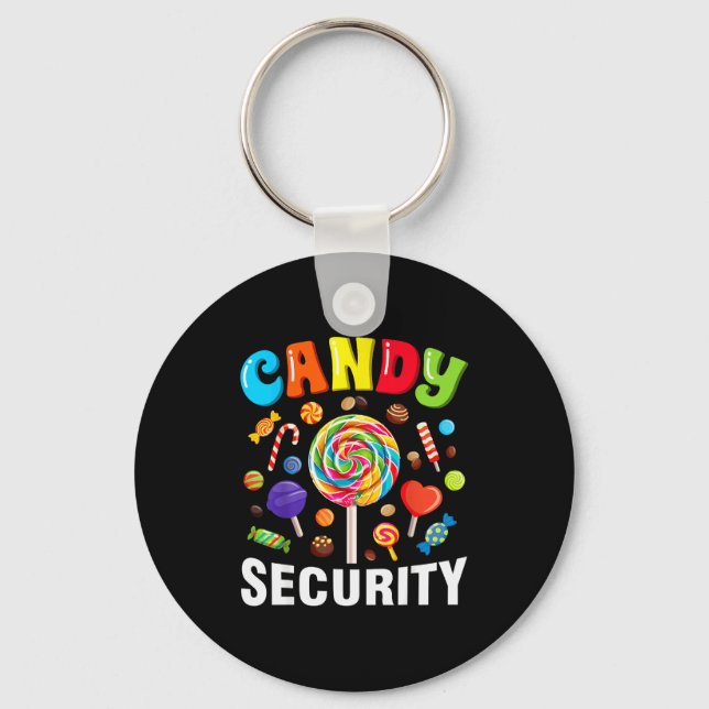 Llavero Candy Security Funny Halloween Costume  (Anverso)