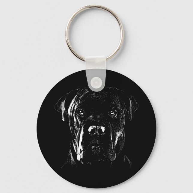 Llavero Cane Corso Art : mastiff italiana (Anverso)