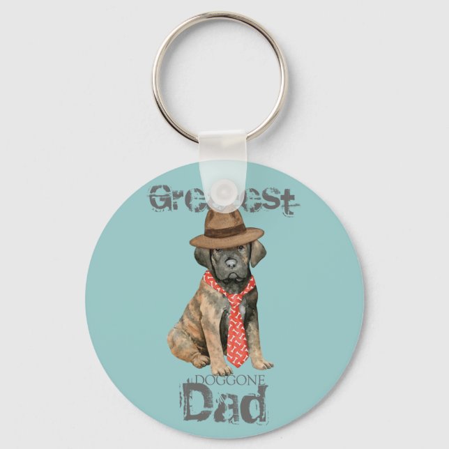 Llavero Cane Corso Dad Keychain (Anverso)