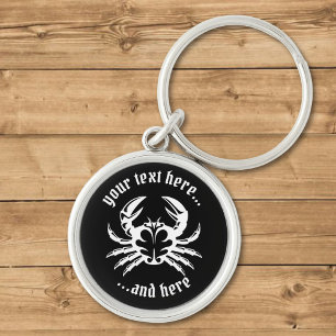 Llavero Cangrejo blanco