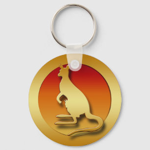 LLAVERO CANGURO DE ORO