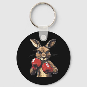 Llavero Canguro Loco Con Guantes De Boxeo Para Un Golpe Sa