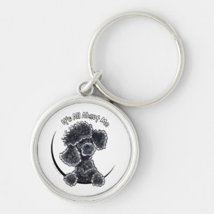 Llavero Caniche de juguete negro IAAM