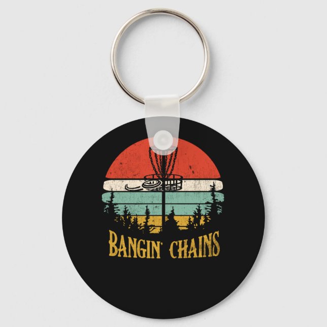 Llavero Cañones bangladesíes Retro Disc Golf Frisbee Sport (Anverso)
